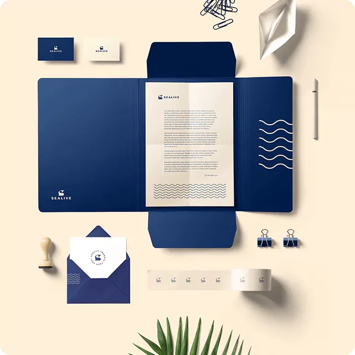 Blue Corporate Kit