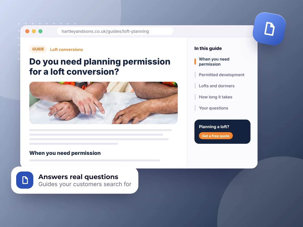 A builder's blog guide about planning permission for loft conversions, by Buy Dream Web in London