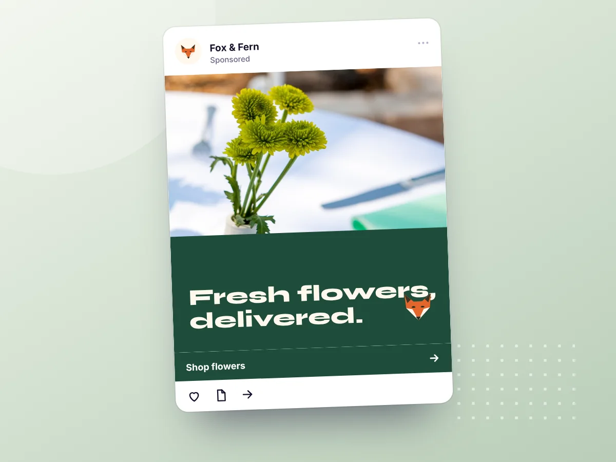 Fox & Fern social ad concept, by Buy Dream Web in London