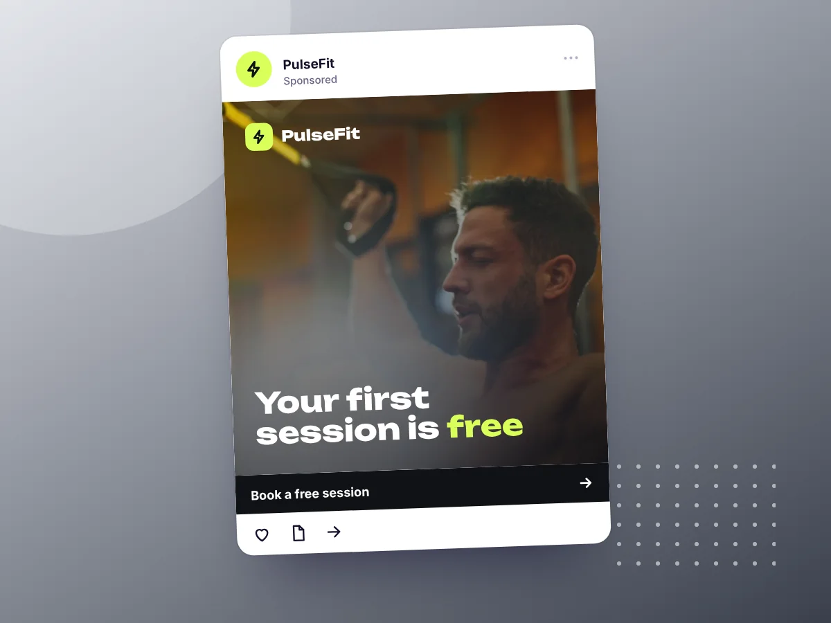 PulseFit social ad concept, by Buy Dream Web in London