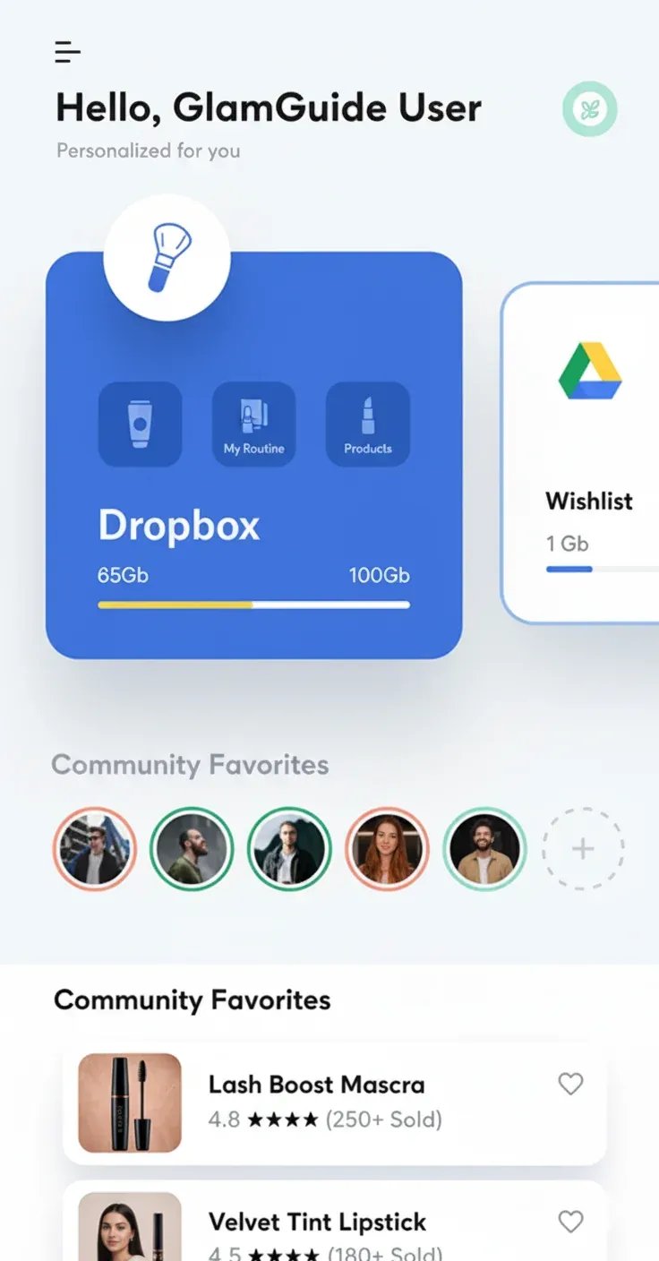 User Dashboard Screen