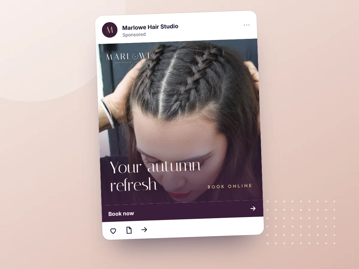 Marlowe social ad concept, by Buy Dream Web in London